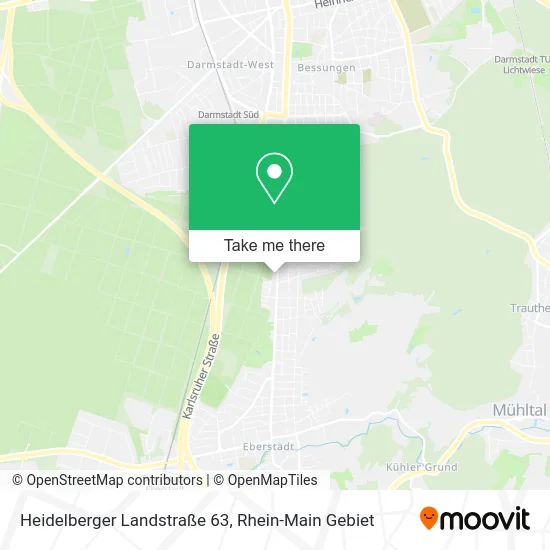 Карта Heidelberger Landstraße 63