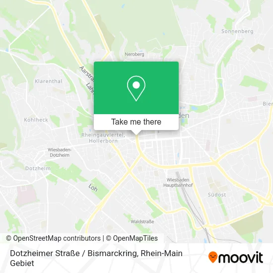 Карта Dotzheimer Straße / Bismarckring