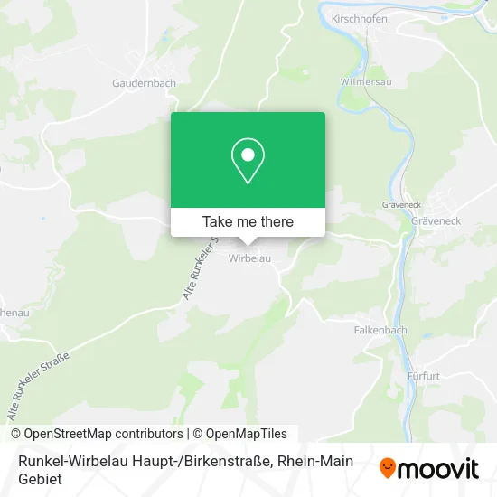 Карта Runkel-Wirbelau Haupt- / Birkenstraße