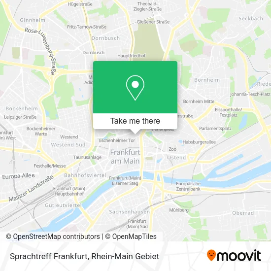 Карта Sprachtreff Frankfurt