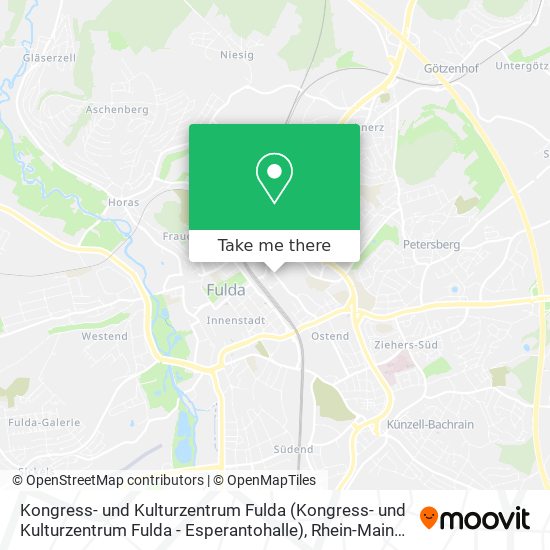 Kongress- und Kulturzentrum Fulda map