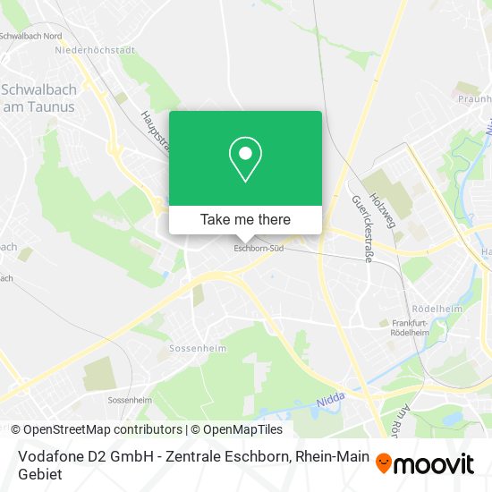 Vodafone D2 GmbH - Zentrale Eschborn map