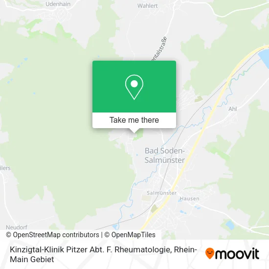 Карта Kinzigtal-Klinik Pitzer Abt. F. Rheumatologie