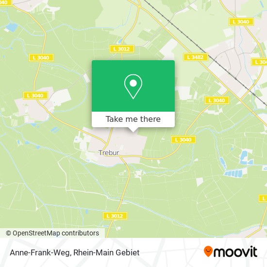 Anne-Frank-Weg map