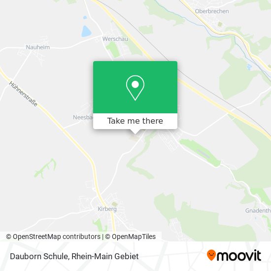 Dauborn Schule map