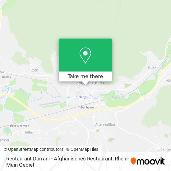 Restaurant Durrani - Afghanisches Restaurant map