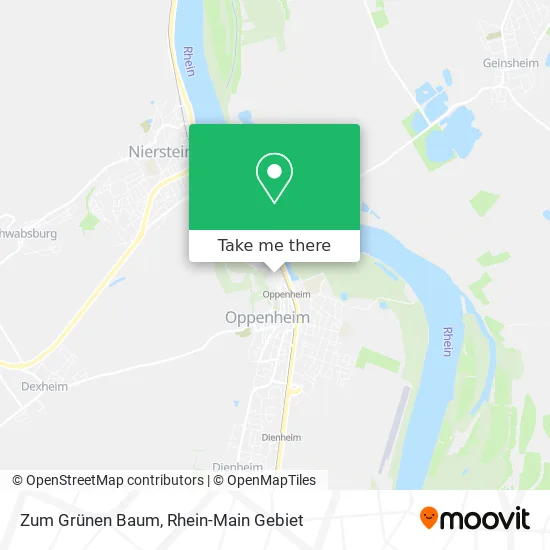 Карта Zum Grünen Baum