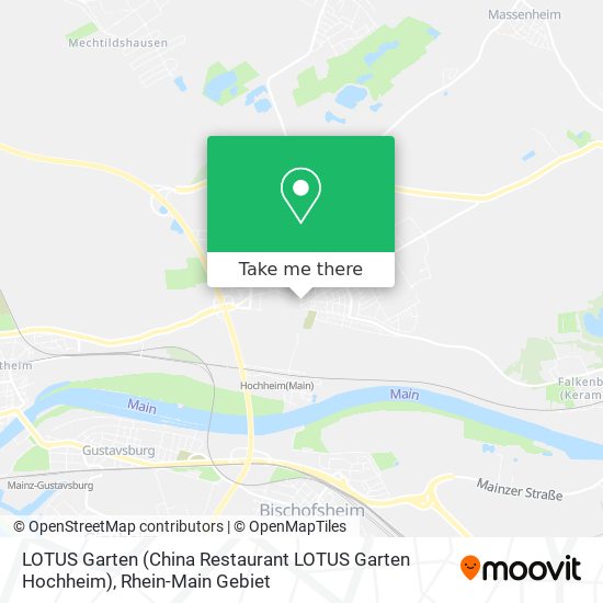 Карта LOTUS Garten (China Restaurant LOTUS Garten Hochheim)