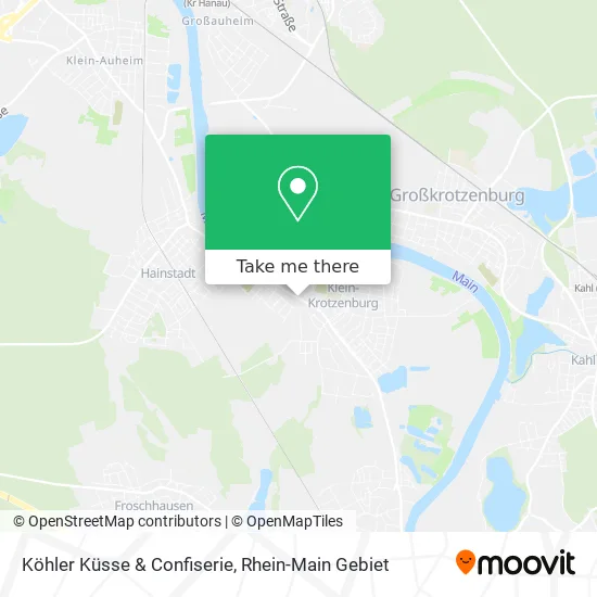 Карта Köhler Küsse & Confiserie