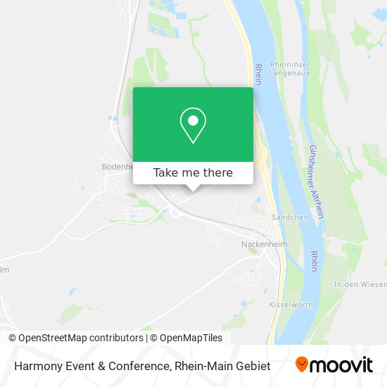 Harmony Event & Conference map