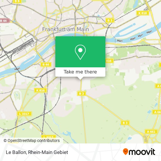 Le Ballon map