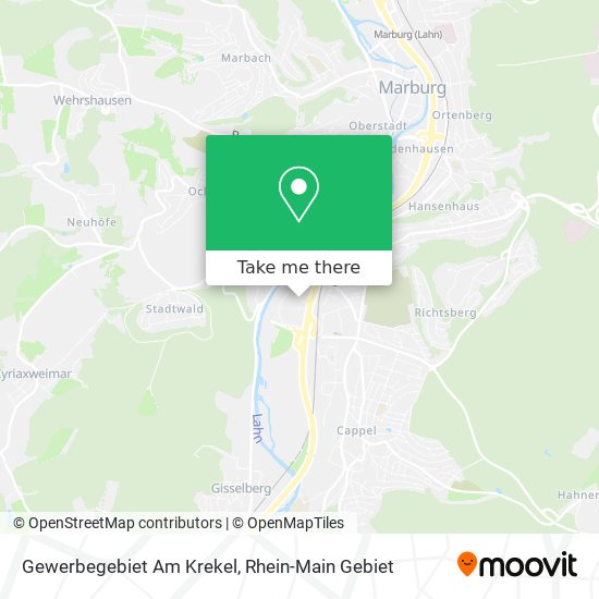 Gewerbegebiet Am Krekel map