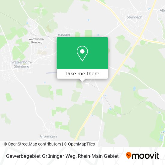 Gewerbegebiet Grüninger Weg map