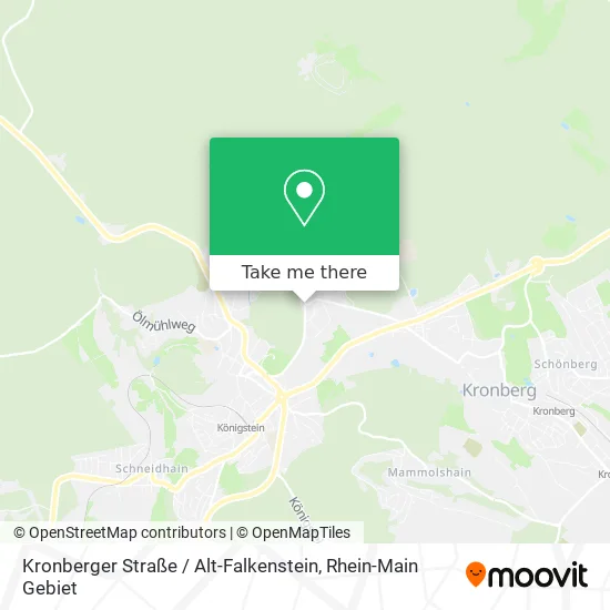 Карта Kronberger Straße / Alt-Falkenstein