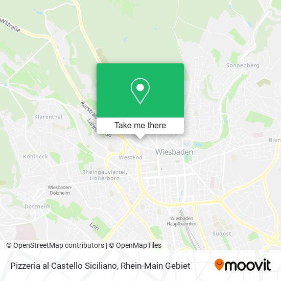 Pizzeria al Castello Siciliano map