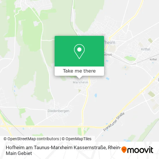 Карта Hofheim am Taunus-Marxheim Kassernstraße