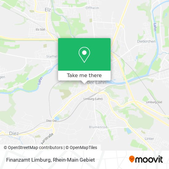 Finanzamt Limburg map