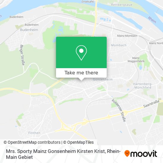 Mrs. Sporty Mainz Gonsenheim Kirsten Krist map