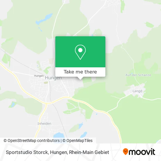Карта Sportstudio Storck, Hungen