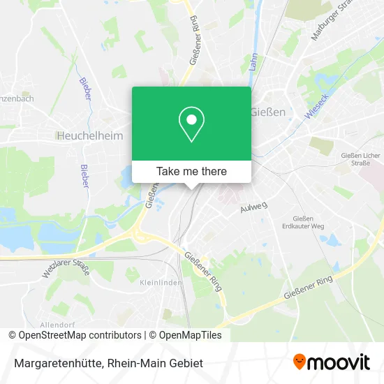 Карта Margaretenhütte