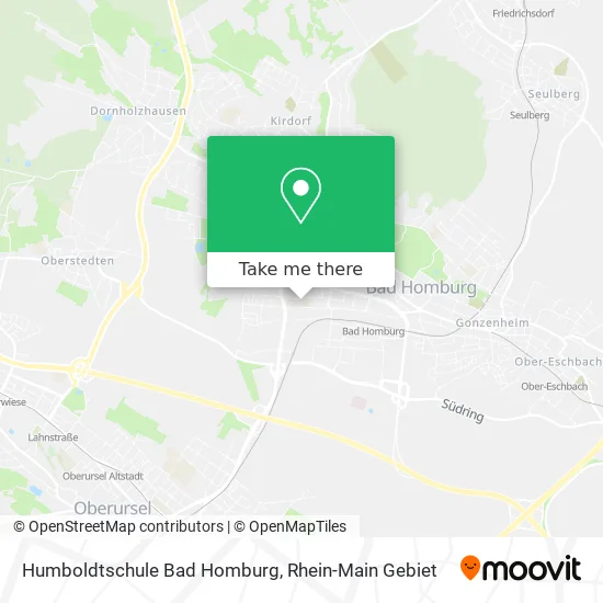 Карта Humboldtschule Bad Homburg