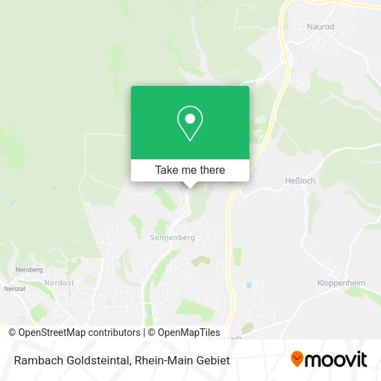Карта Rambach Goldsteintal
