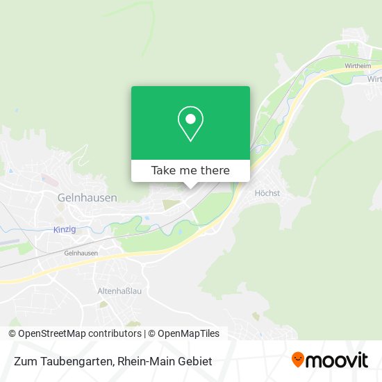 Zum Taubengarten map