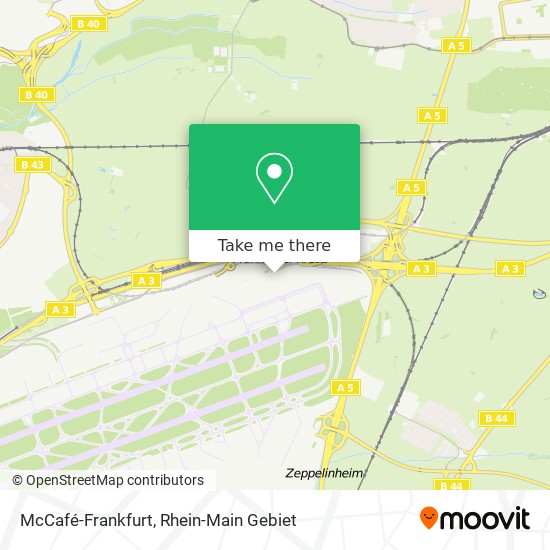 McCafé-Frankfurt map