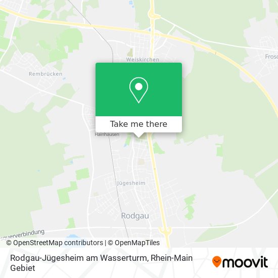 Карта Rodgau-Jügesheim am Wasserturm