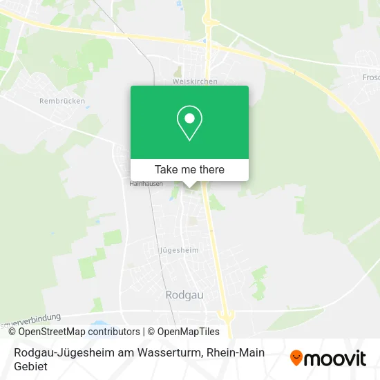 Карта Rodgau-Jügesheim am Wasserturm