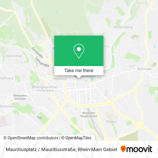 Карта Mauritiusplatz / Mauritiusstraße