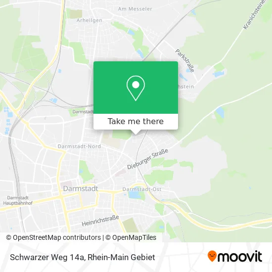 Карта Schwarzer Weg 14a