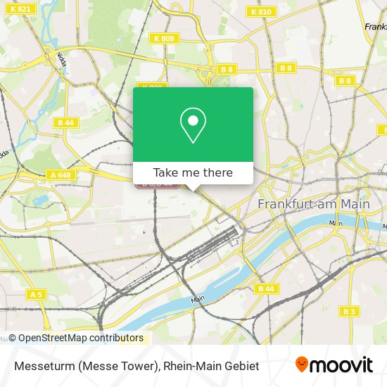 Карта Messeturm (Messe Tower)