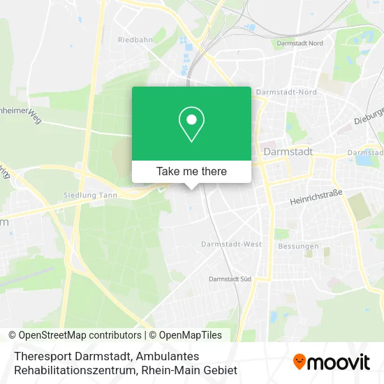 Theresport Darmstadt, Ambulantes Rehabilitationszentrum map