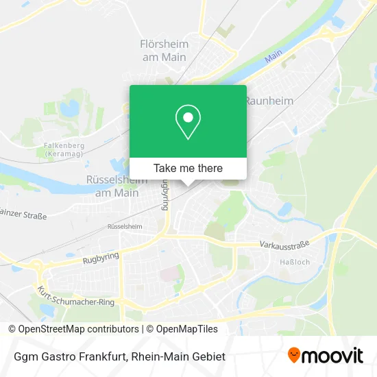 Карта Ggm Gastro Frankfurt