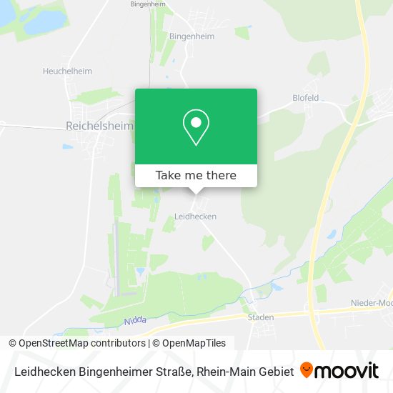 Leidhecken Bingenheimer Straße map