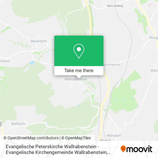Evangelische Peterskirche Wallrabenstein - Evangelische Kirchengemeinde Wallrabenstein map