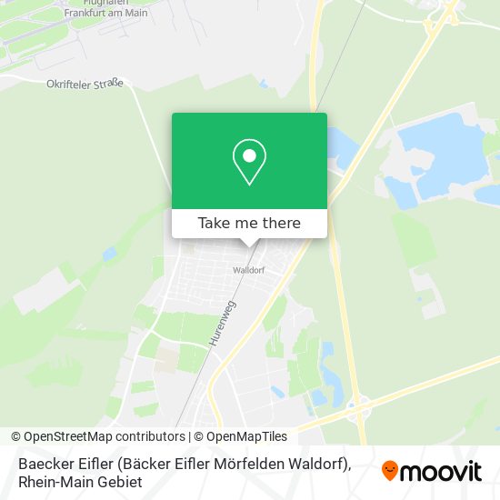 Baecker Eifler (Bäcker Eifler Mörfelden Waldorf) map