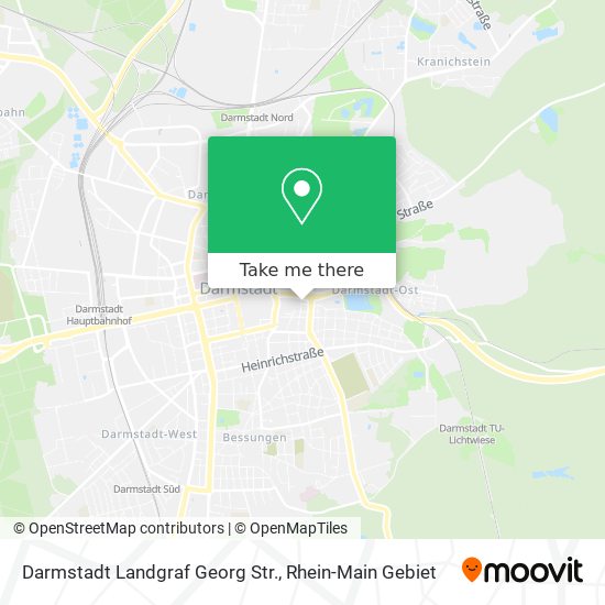 Карта Darmstadt Landgraf Georg Str.