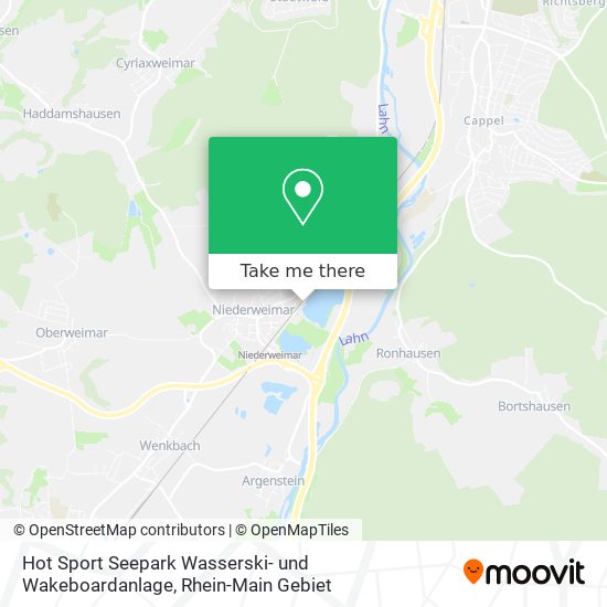 Hot Sport Seepark Wasserski- und Wakeboardanlage map