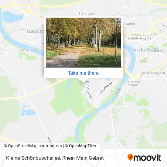 Карта Kleine Schönbuschallee