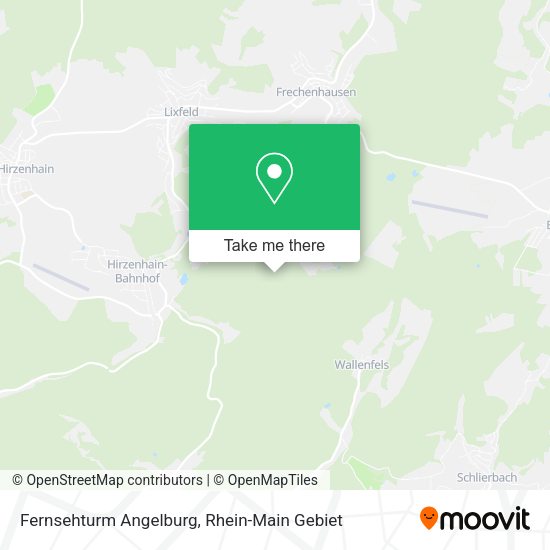 Карта Fernsehturm Angelburg