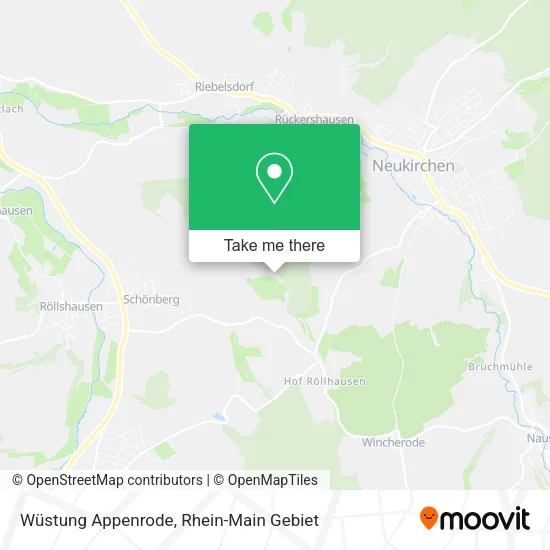 Карта Wüstung Appenrode