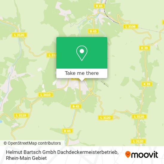 Карта Helmut Bartsch Gmbh Dachdeckermeisterbetrieb