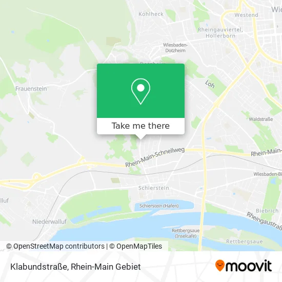 Карта Klabundstraße