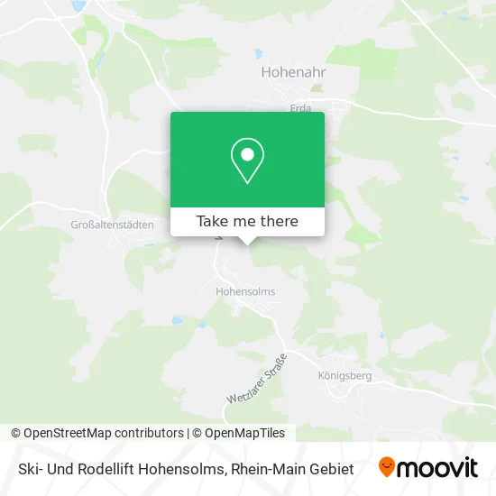 Карта Ski- Und Rodellift Hohensolms