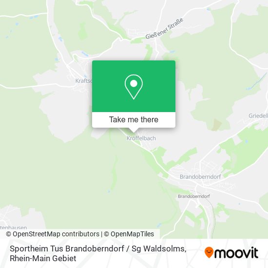 Sportheim Tus Brandoberndorf / Sg Waldsolms map