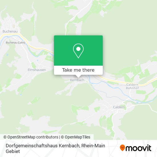 Dorfgemeinschaftshaus Kernbach map