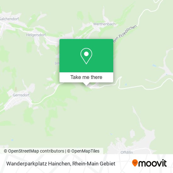 Карта Wanderparkplatz Hainchen