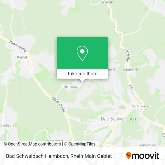 Карта Bad Schwalbach-Heimbach